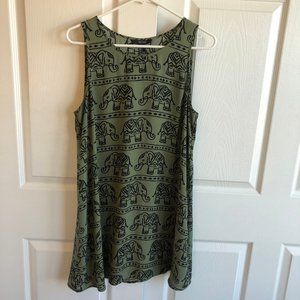 Elephant Print Dress